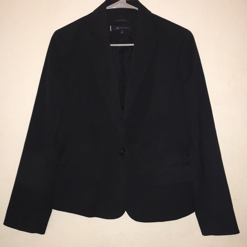 Anne Klein women’s one button, black  jacket